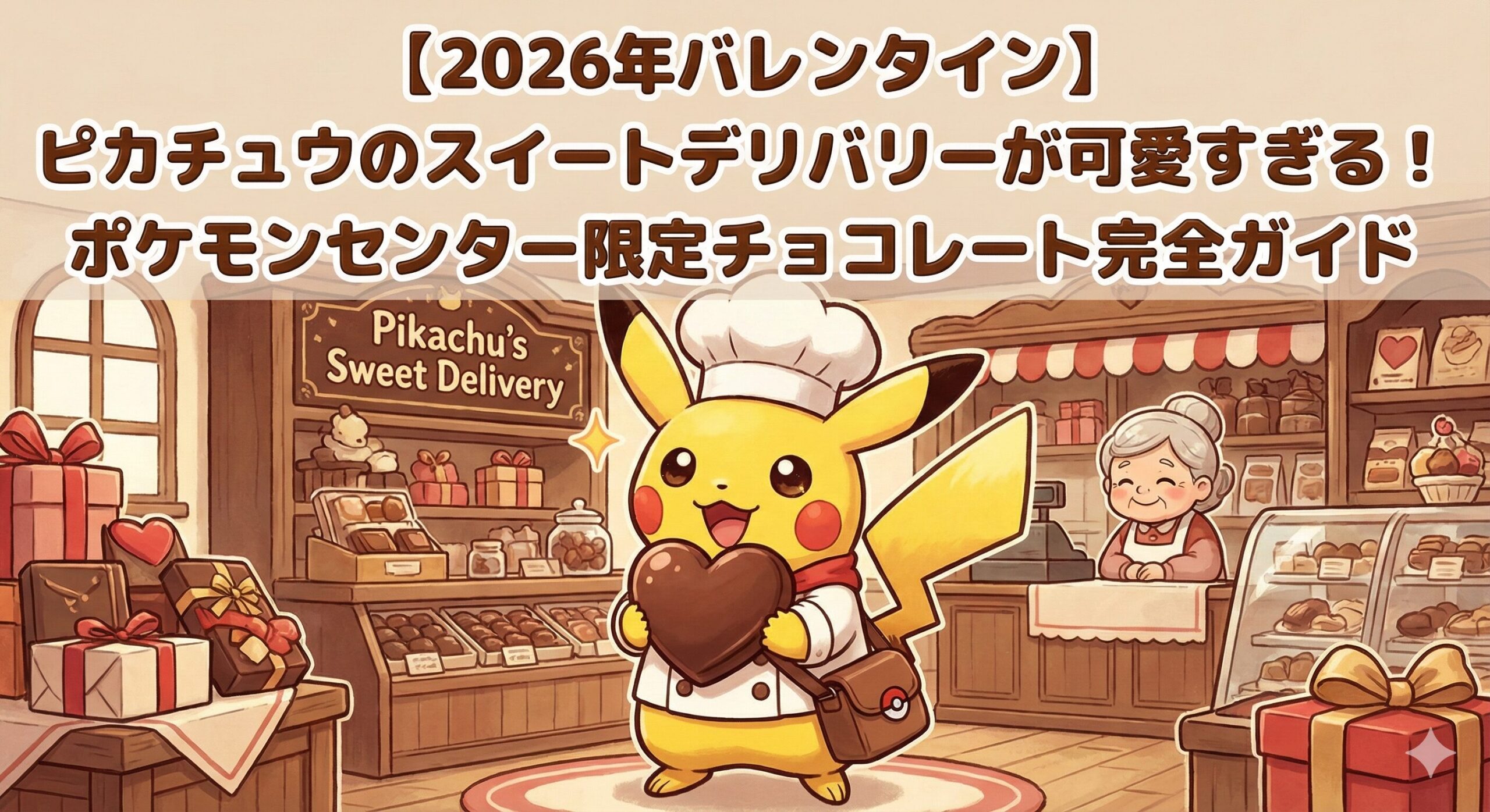 2026年バレンタイン】ピカチュウのスイートデリバリーが可愛すぎる
